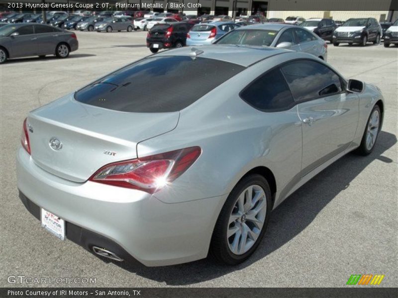 Platinum Metallic / Black Cloth 2013 Hyundai Genesis Coupe 2.0T