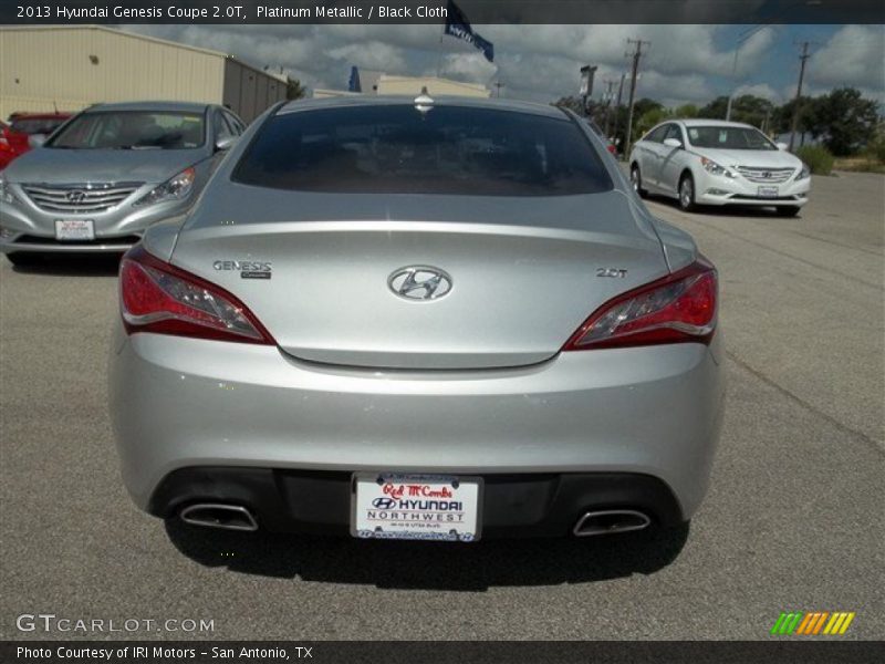 Platinum Metallic / Black Cloth 2013 Hyundai Genesis Coupe 2.0T