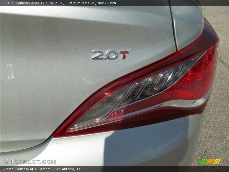 Platinum Metallic / Black Cloth 2013 Hyundai Genesis Coupe 2.0T