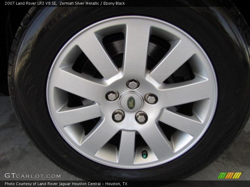 Zermatt Silver Metallic / Ebony Black 2007 Land Rover LR3 V8 SE