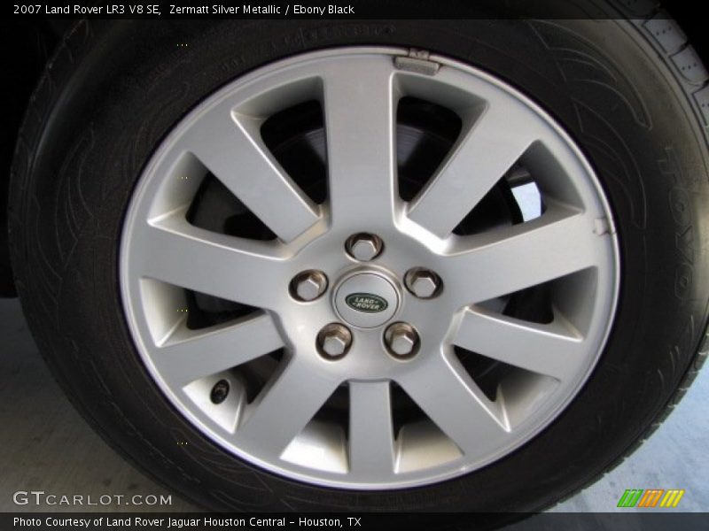 Zermatt Silver Metallic / Ebony Black 2007 Land Rover LR3 V8 SE