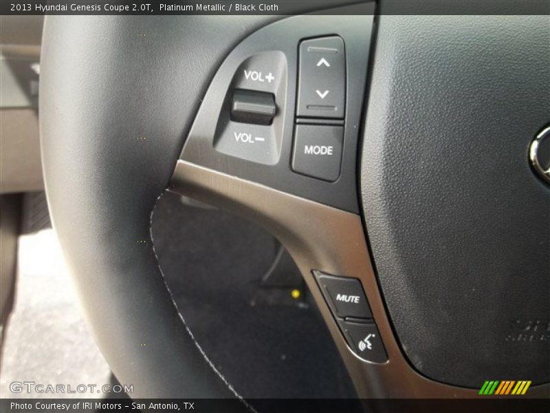 Platinum Metallic / Black Cloth 2013 Hyundai Genesis Coupe 2.0T