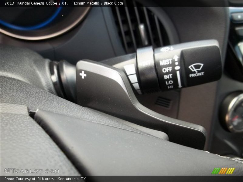 Platinum Metallic / Black Cloth 2013 Hyundai Genesis Coupe 2.0T