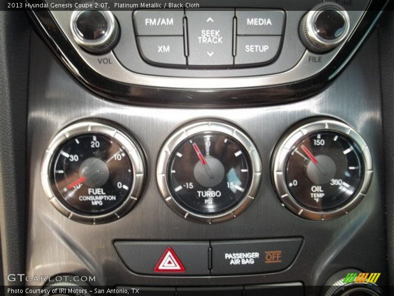 Platinum Metallic / Black Cloth 2013 Hyundai Genesis Coupe 2.0T