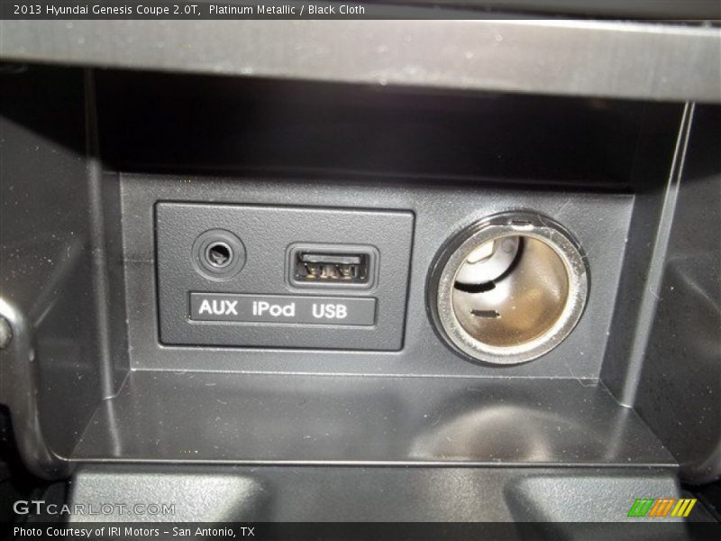 Platinum Metallic / Black Cloth 2013 Hyundai Genesis Coupe 2.0T