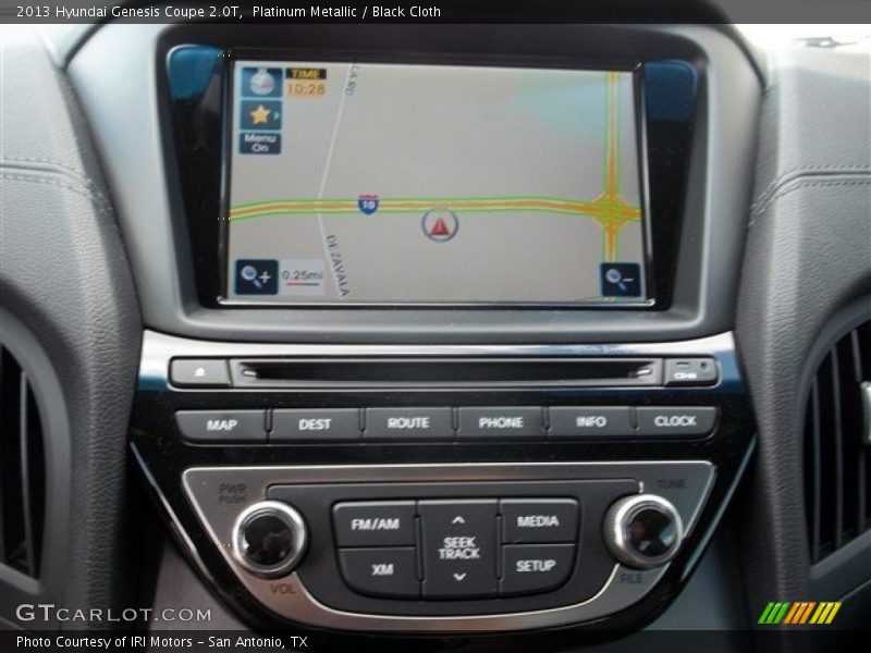Platinum Metallic / Black Cloth 2013 Hyundai Genesis Coupe 2.0T