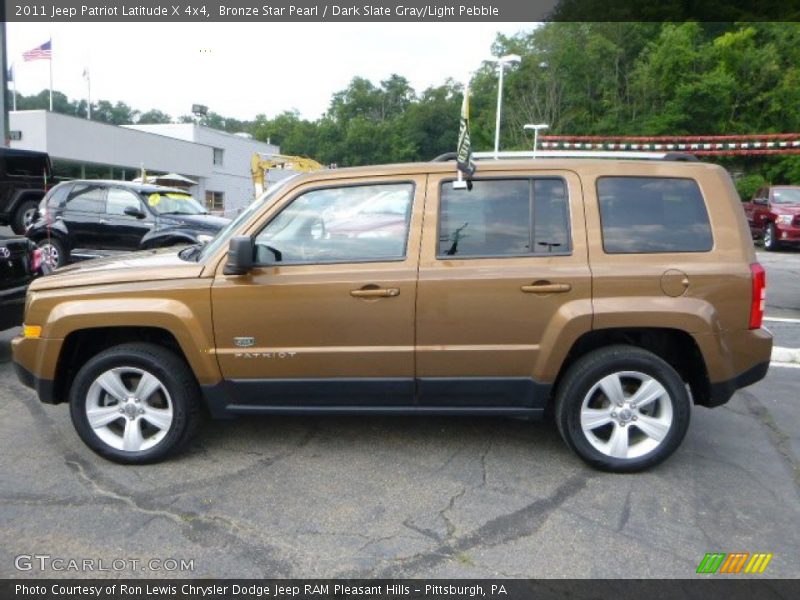 Bronze Star Pearl / Dark Slate Gray/Light Pebble 2011 Jeep Patriot Latitude X 4x4