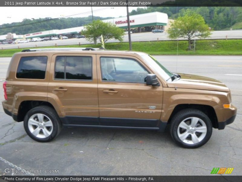 Bronze Star Pearl / Dark Slate Gray/Light Pebble 2011 Jeep Patriot Latitude X 4x4
