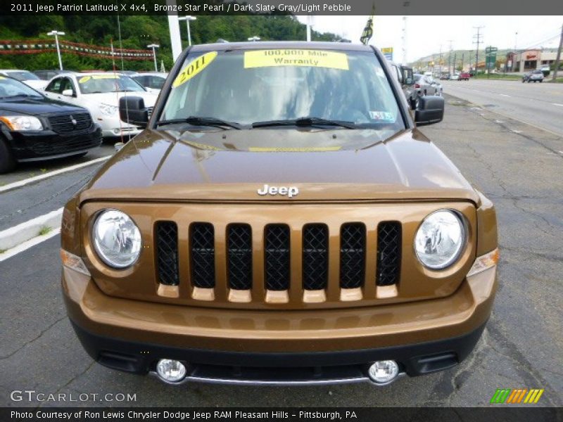 Bronze Star Pearl / Dark Slate Gray/Light Pebble 2011 Jeep Patriot Latitude X 4x4