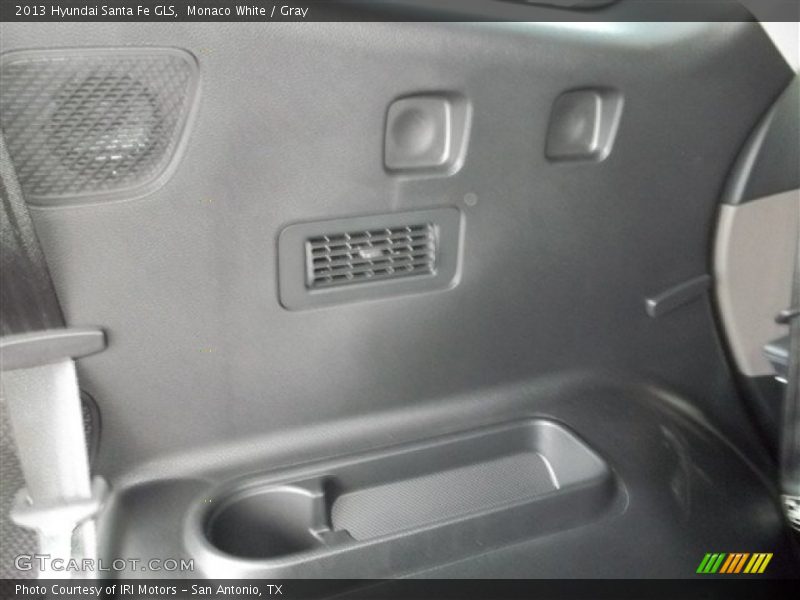 Monaco White / Gray 2013 Hyundai Santa Fe GLS