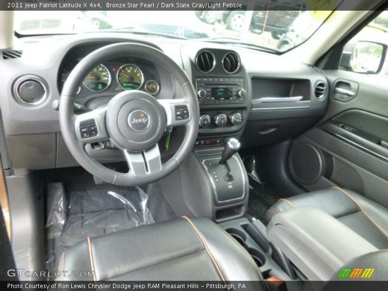 Bronze Star Pearl / Dark Slate Gray/Light Pebble 2011 Jeep Patriot Latitude X 4x4