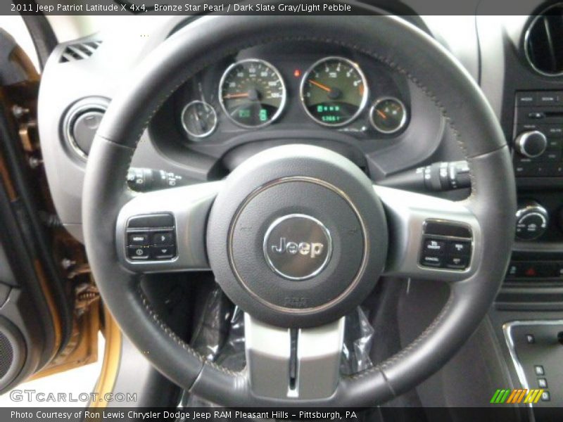 Bronze Star Pearl / Dark Slate Gray/Light Pebble 2011 Jeep Patriot Latitude X 4x4