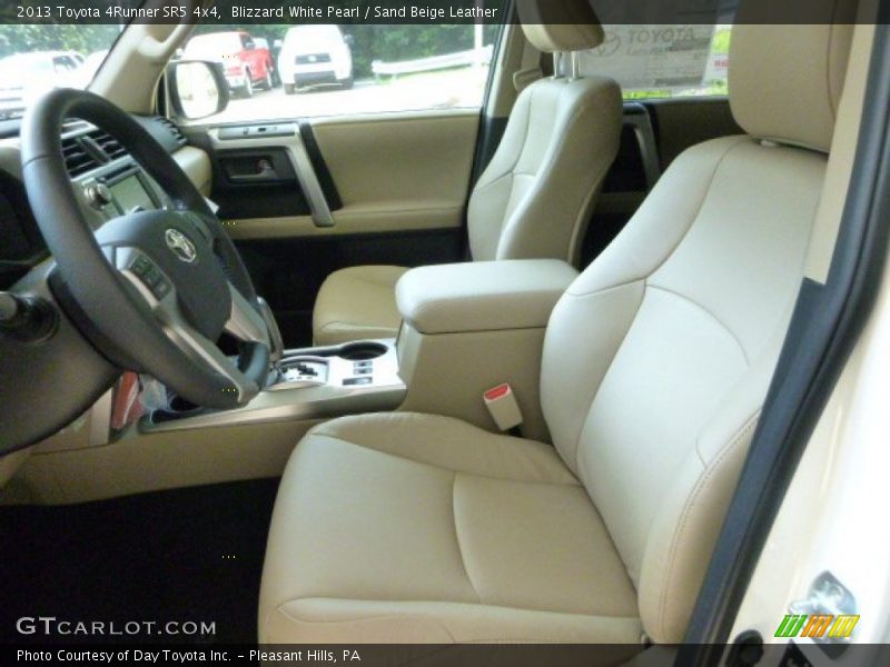 Blizzard White Pearl / Sand Beige Leather 2013 Toyota 4Runner SR5 4x4