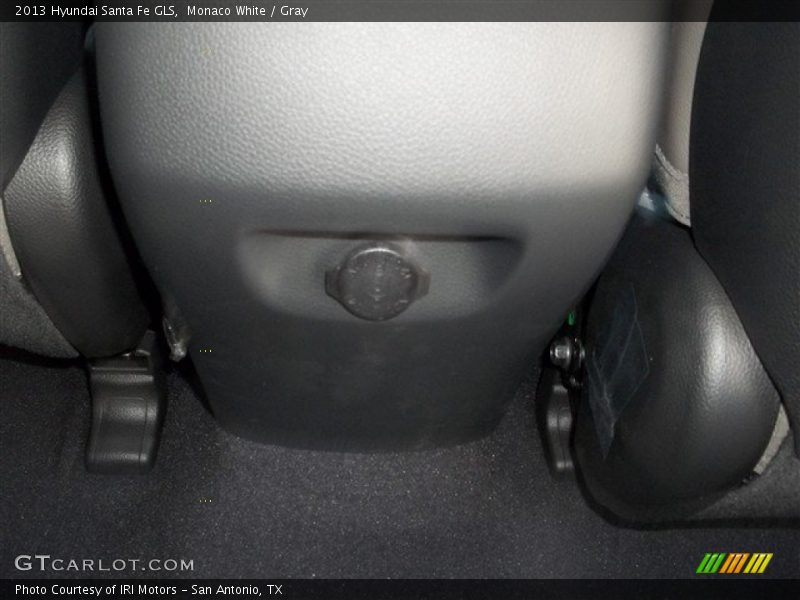 Monaco White / Gray 2013 Hyundai Santa Fe GLS
