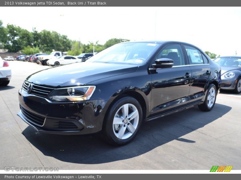Black Uni / Titan Black 2013 Volkswagen Jetta TDI Sedan
