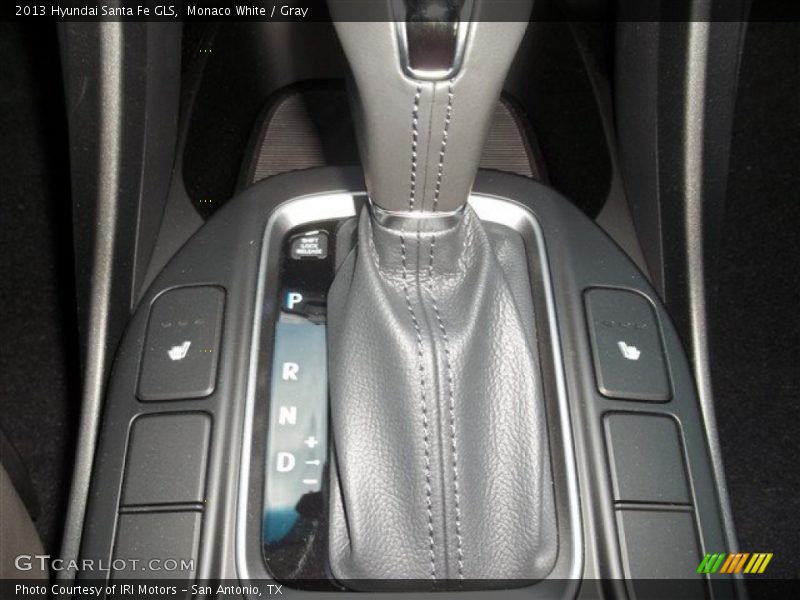 Monaco White / Gray 2013 Hyundai Santa Fe GLS