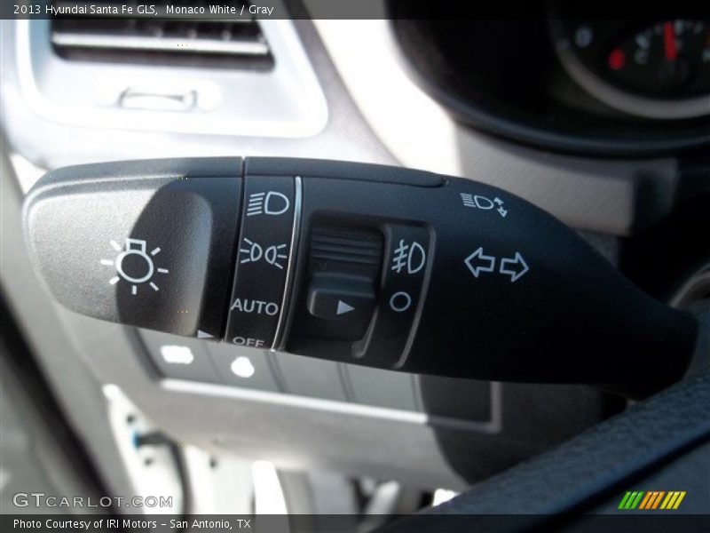 Monaco White / Gray 2013 Hyundai Santa Fe GLS