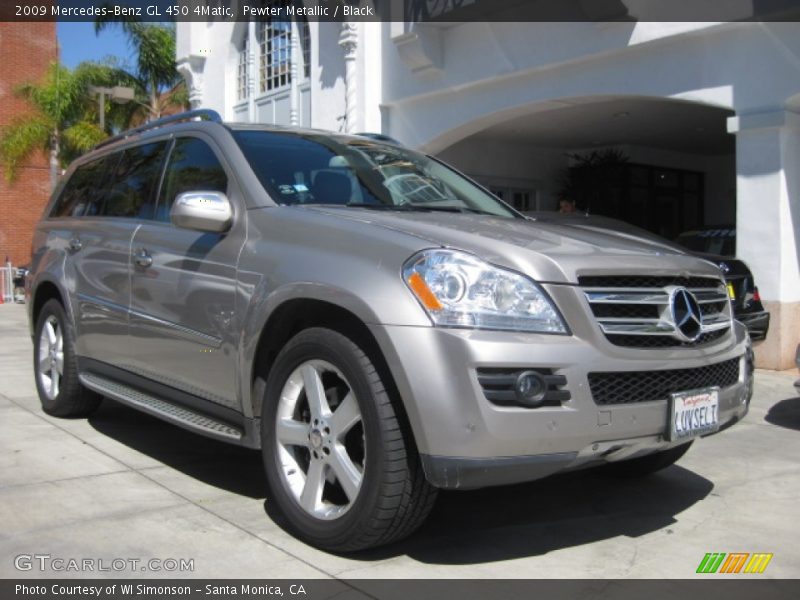 Pewter Metallic / Black 2009 Mercedes-Benz GL 450 4Matic