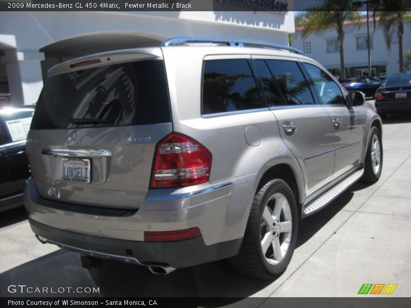Pewter Metallic / Black 2009 Mercedes-Benz GL 450 4Matic
