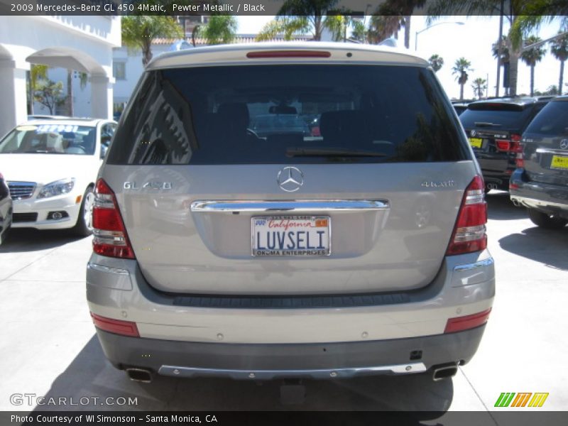 Pewter Metallic / Black 2009 Mercedes-Benz GL 450 4Matic