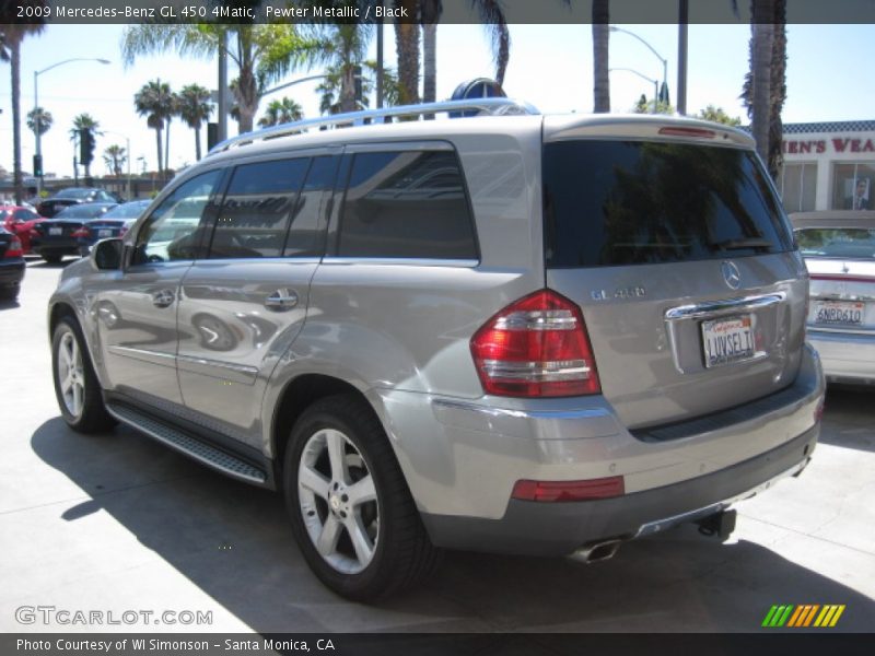 Pewter Metallic / Black 2009 Mercedes-Benz GL 450 4Matic