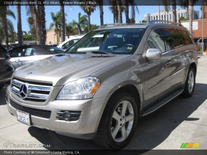 Pewter Metallic / Black 2009 Mercedes-Benz GL 450 4Matic