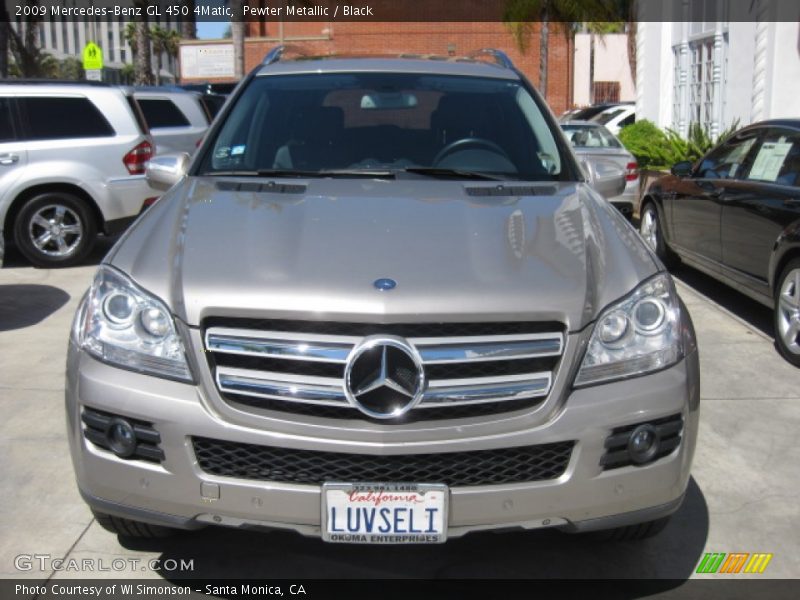 Pewter Metallic / Black 2009 Mercedes-Benz GL 450 4Matic