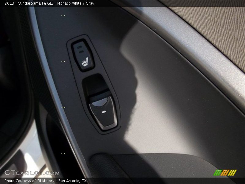 Monaco White / Gray 2013 Hyundai Santa Fe GLS