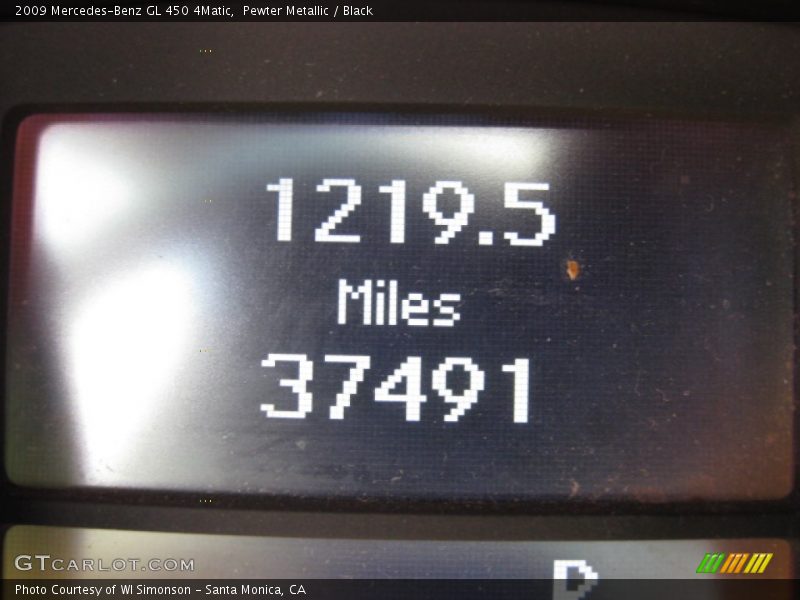 Pewter Metallic / Black 2009 Mercedes-Benz GL 450 4Matic