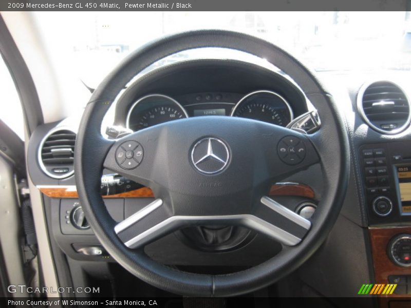 Pewter Metallic / Black 2009 Mercedes-Benz GL 450 4Matic