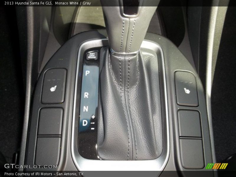 Monaco White / Gray 2013 Hyundai Santa Fe GLS