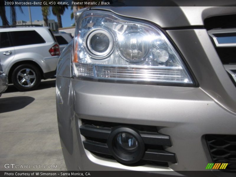 Pewter Metallic / Black 2009 Mercedes-Benz GL 450 4Matic