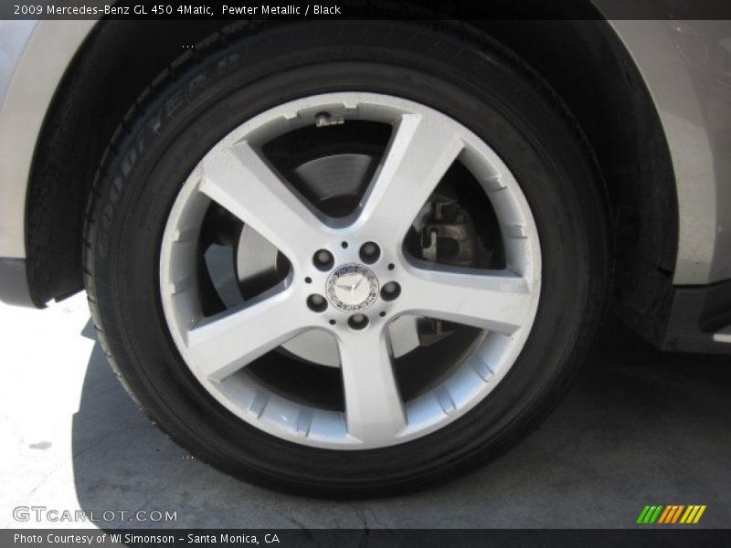 Pewter Metallic / Black 2009 Mercedes-Benz GL 450 4Matic