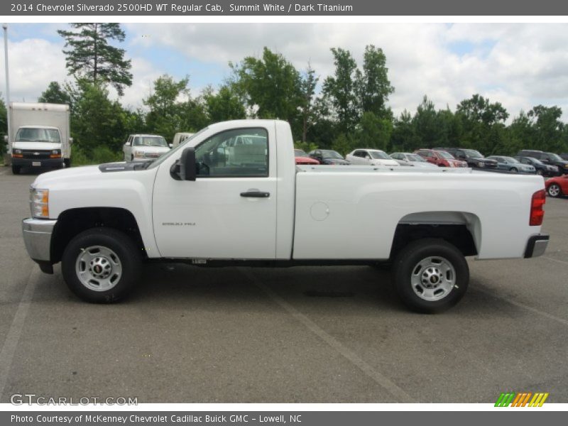 Summit White / Dark Titanium 2014 Chevrolet Silverado 2500HD WT Regular Cab