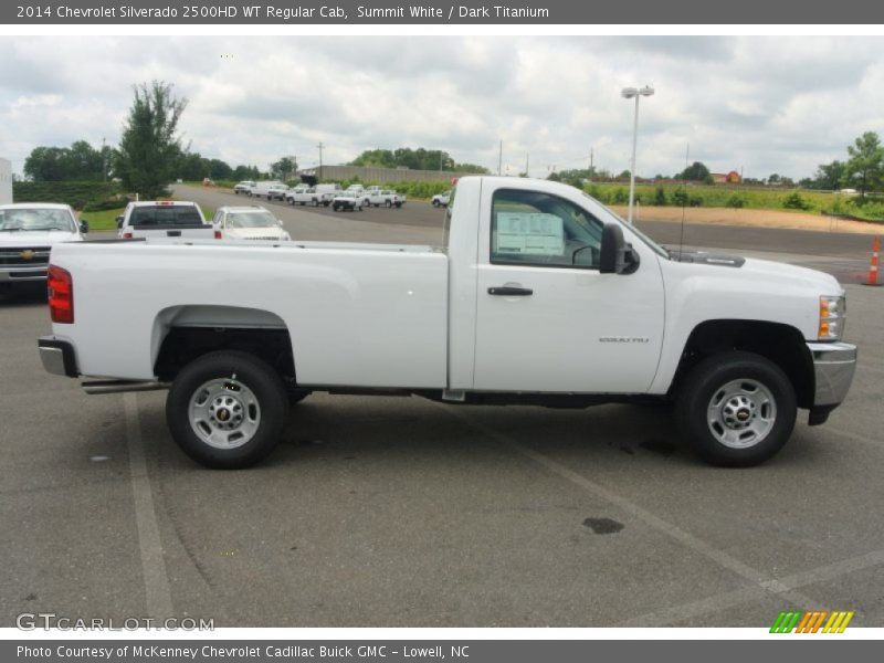 Summit White / Dark Titanium 2014 Chevrolet Silverado 2500HD WT Regular Cab