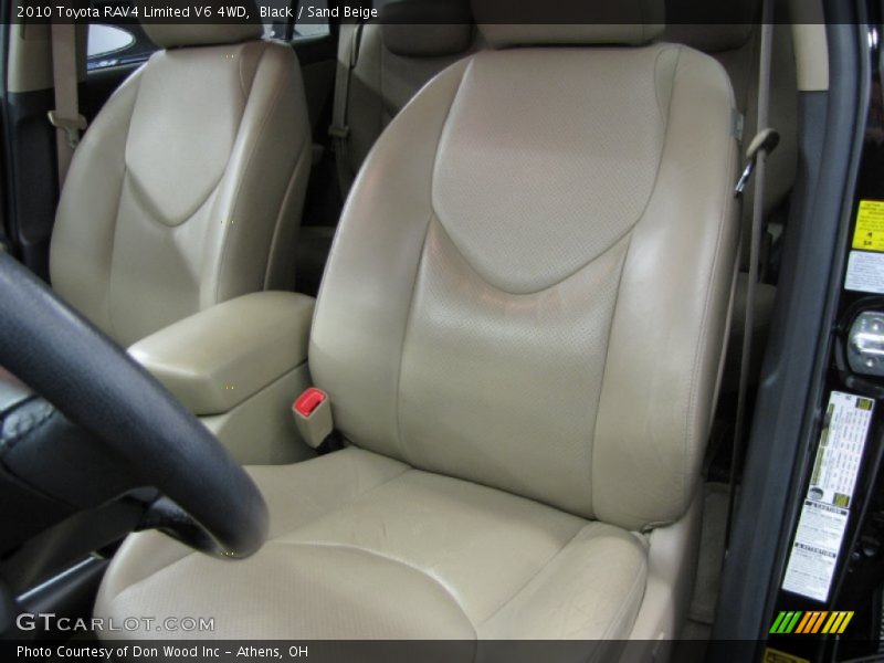 Black / Sand Beige 2010 Toyota RAV4 Limited V6 4WD