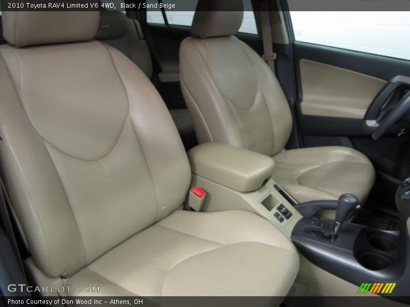 Black / Sand Beige 2010 Toyota RAV4 Limited V6 4WD
