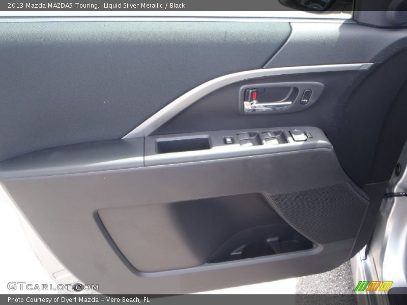 Liquid Silver Metallic / Black 2013 Mazda MAZDA5 Touring