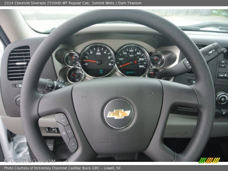 Summit White / Dark Titanium 2014 Chevrolet Silverado 2500HD WT Regular Cab