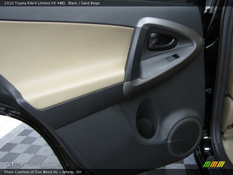 Black / Sand Beige 2010 Toyota RAV4 Limited V6 4WD
