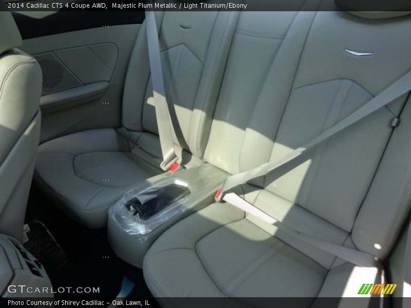 Rear Seat of 2014 CTS 4 Coupe AWD