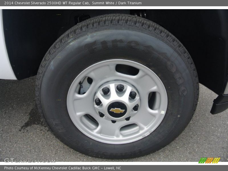 Summit White / Dark Titanium 2014 Chevrolet Silverado 2500HD WT Regular Cab