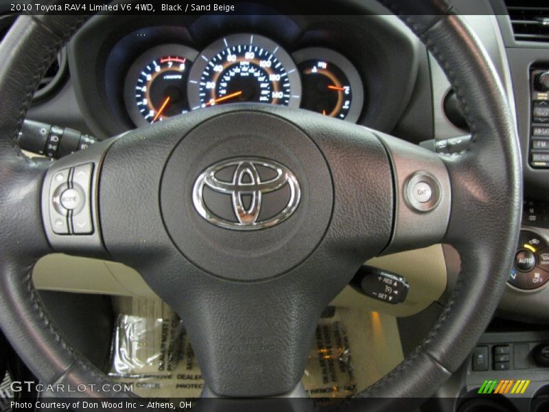 Black / Sand Beige 2010 Toyota RAV4 Limited V6 4WD