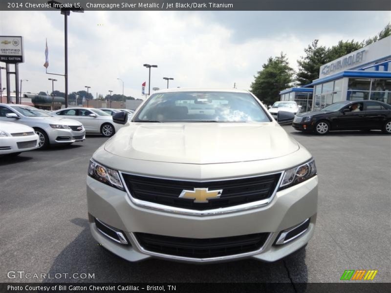 Champagne Silver Metallic / Jet Black/Dark Titanium 2014 Chevrolet Impala LS