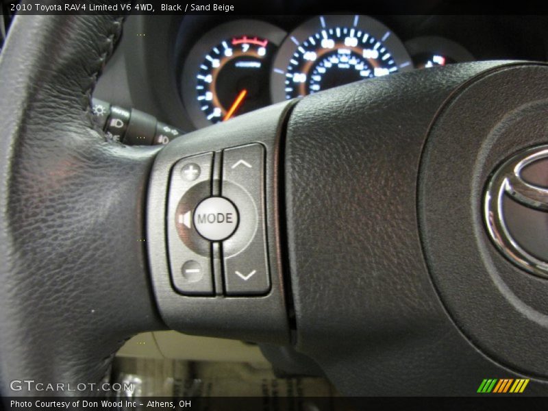 Black / Sand Beige 2010 Toyota RAV4 Limited V6 4WD