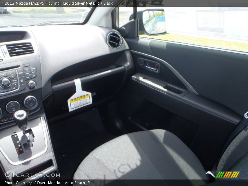 Liquid Silver Metallic / Black 2013 Mazda MAZDA5 Touring
