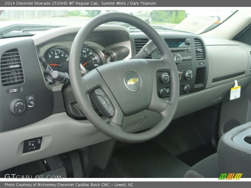 Summit White / Dark Titanium 2014 Chevrolet Silverado 2500HD WT Regular Cab