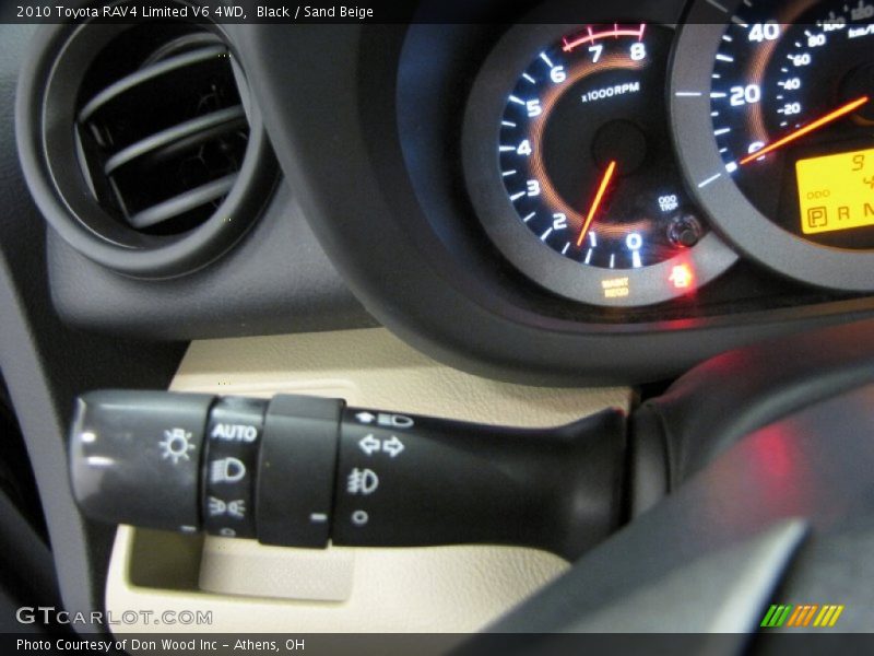 Black / Sand Beige 2010 Toyota RAV4 Limited V6 4WD