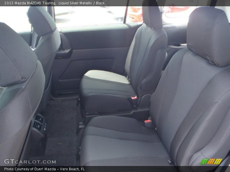 Liquid Silver Metallic / Black 2013 Mazda MAZDA5 Touring