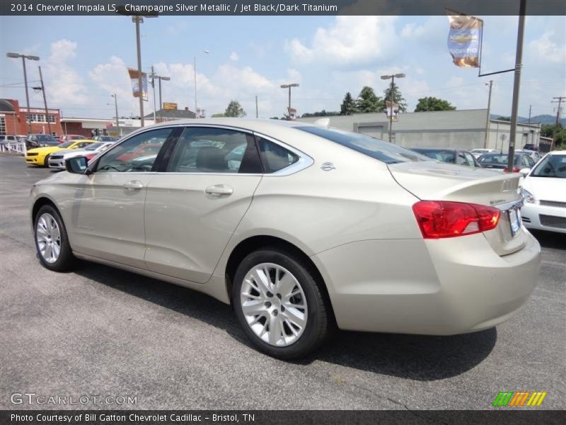 Champagne Silver Metallic / Jet Black/Dark Titanium 2014 Chevrolet Impala LS